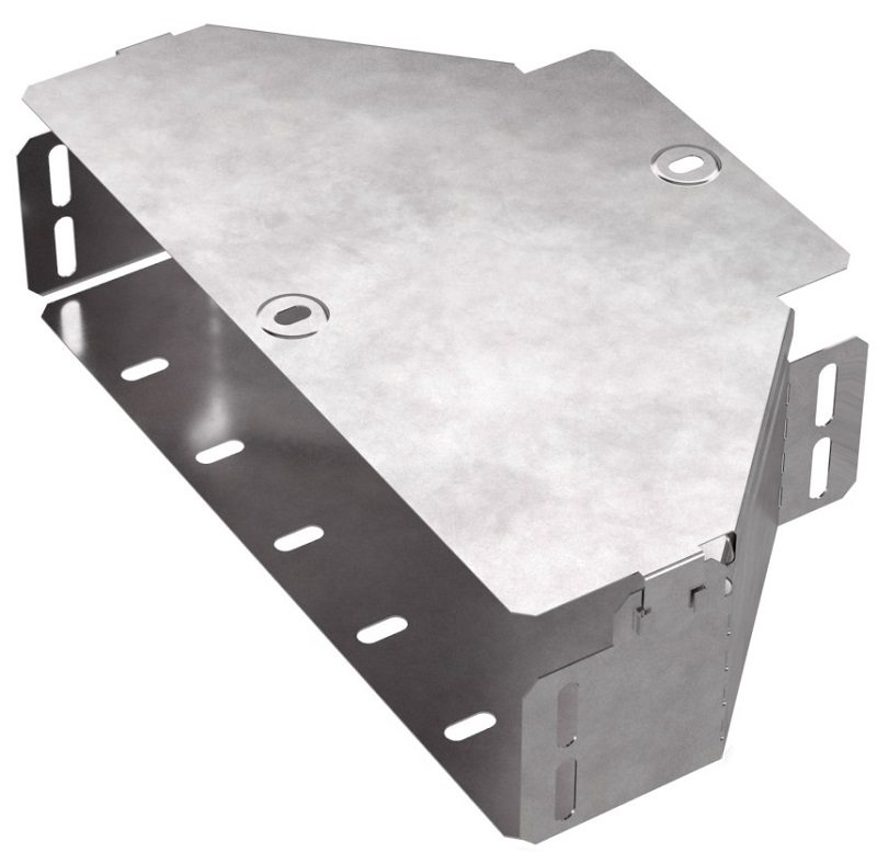 Переходник симметричный для лотка с крышкой Промрукав Стандарт 300х150х80 фото Переходник симметричный для лотка с крышкой Промрукав Стандарт 300х150х80 картинка